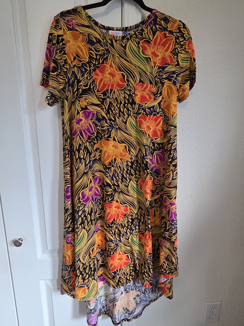 LuLaRoe LADIES floral DRESS S
